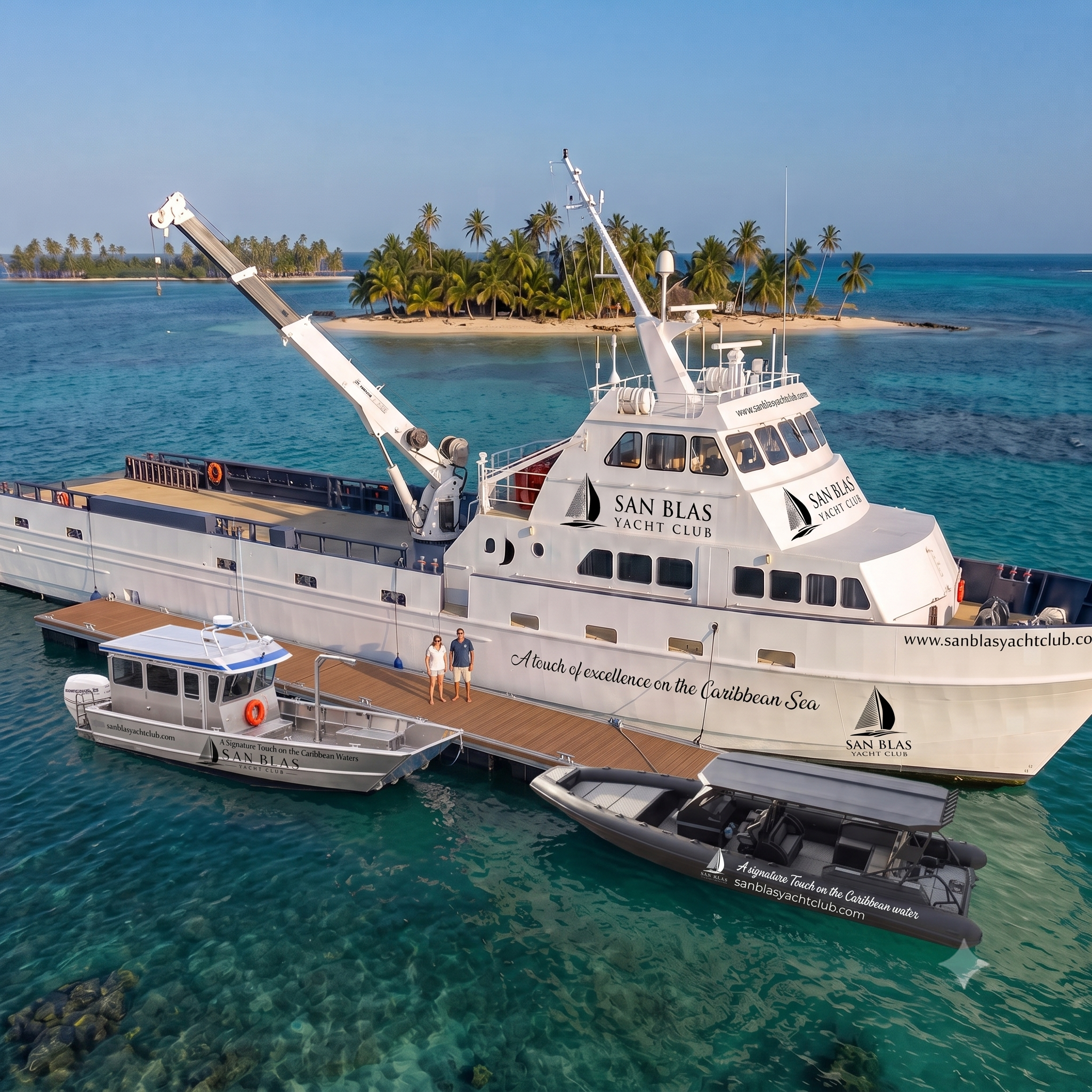 San Blas Yacht Club mothership support vessel